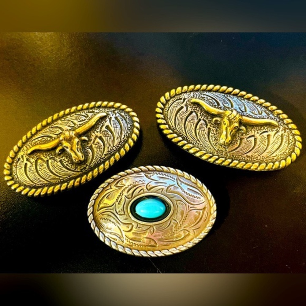 🆕Tandy Leather Concho Lot of 3, NWT. - Picture 1 of 4